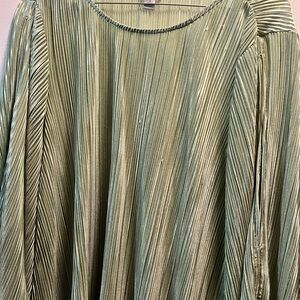Cato Mint Green Pleated Blouse